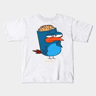 Birdbrain Design for Bird Lovers Kids T-Shirt